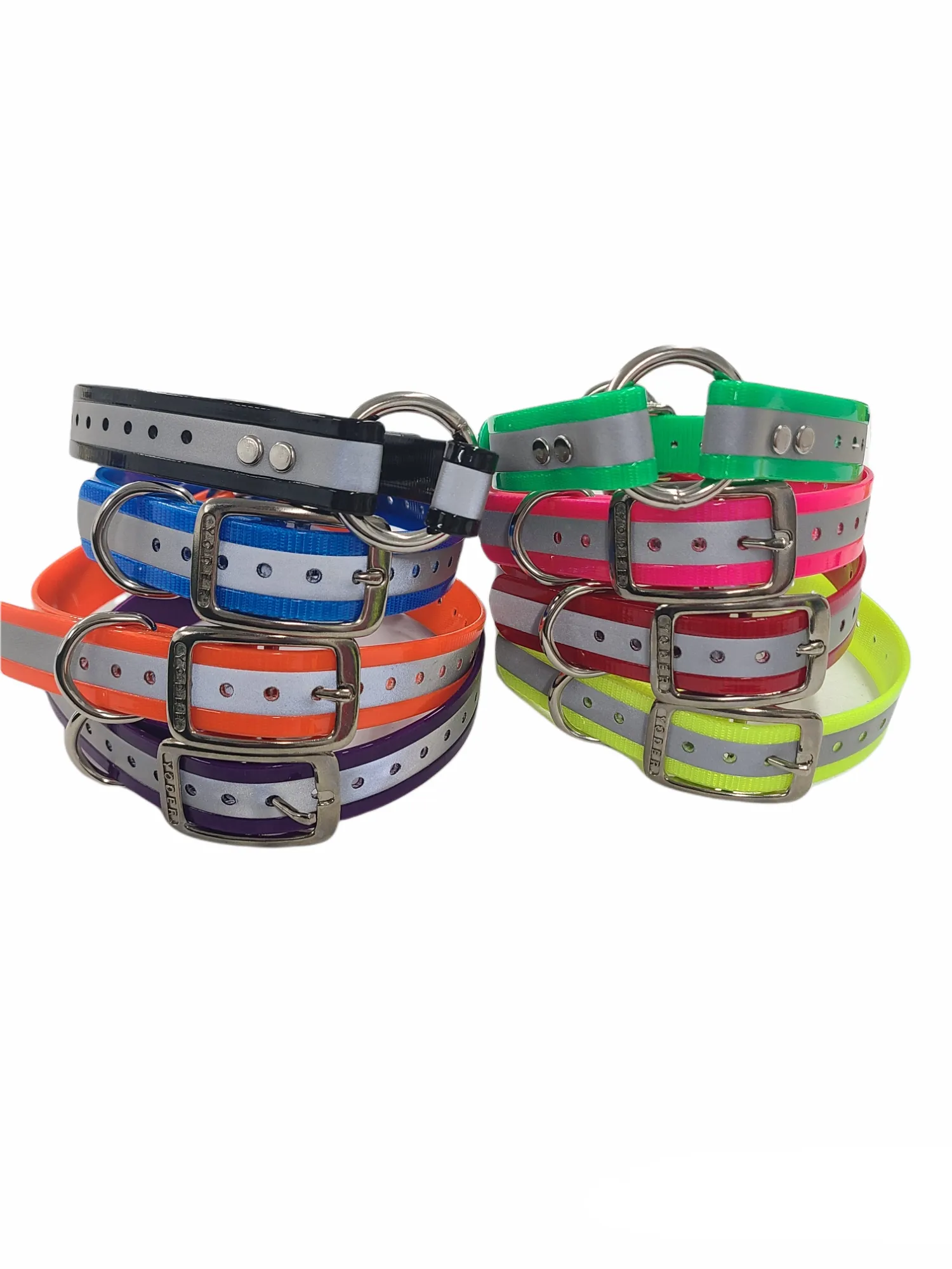 1'' Dayglo Reflective Collar w Center Ring