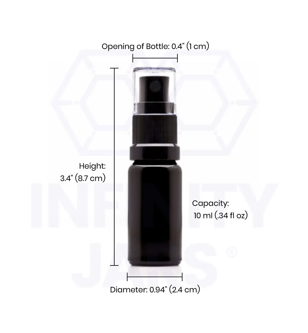 10 ml Glass Fine Mist Spray Bottle