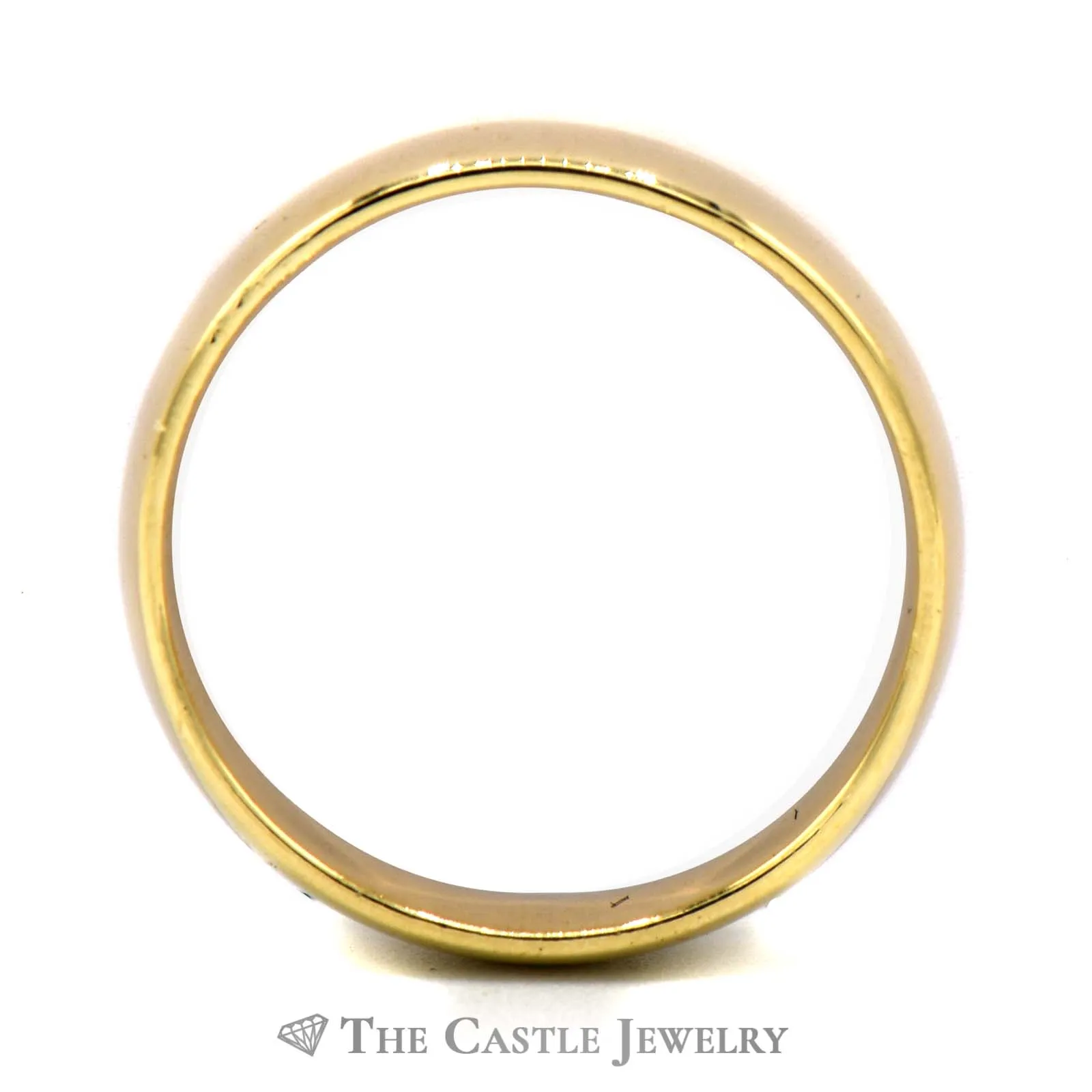10k Yellow Gold 6mm Polished Wedding Band Size 10