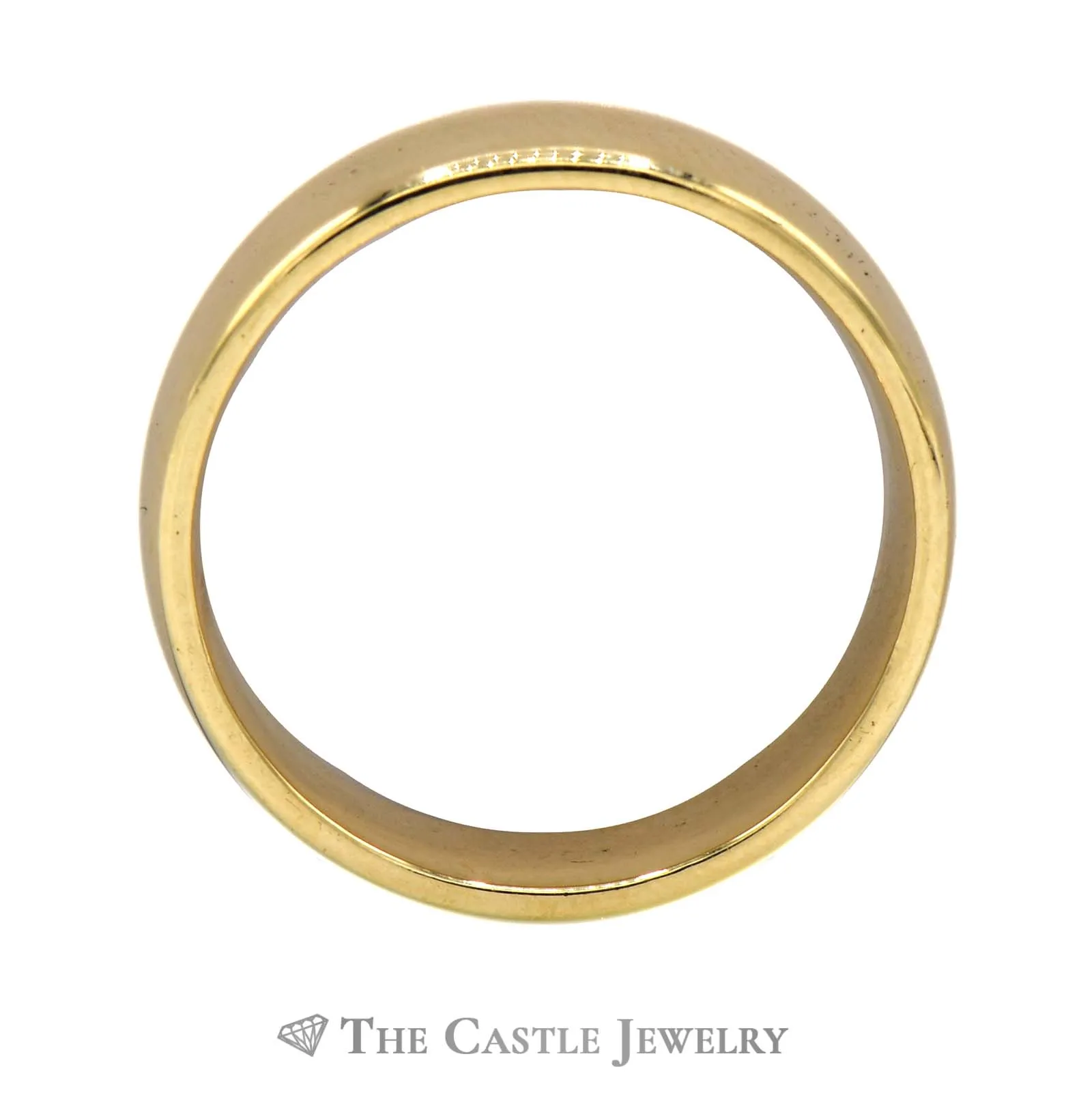10k Yellow Gold Polished Wedding Band Size 10.25