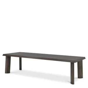 114004 - Dining Table Dune 118.11"mocha straight oak veneer