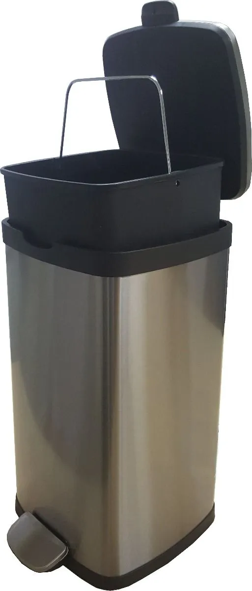 12 Litres Stainless Steel Foot Pedal Bin