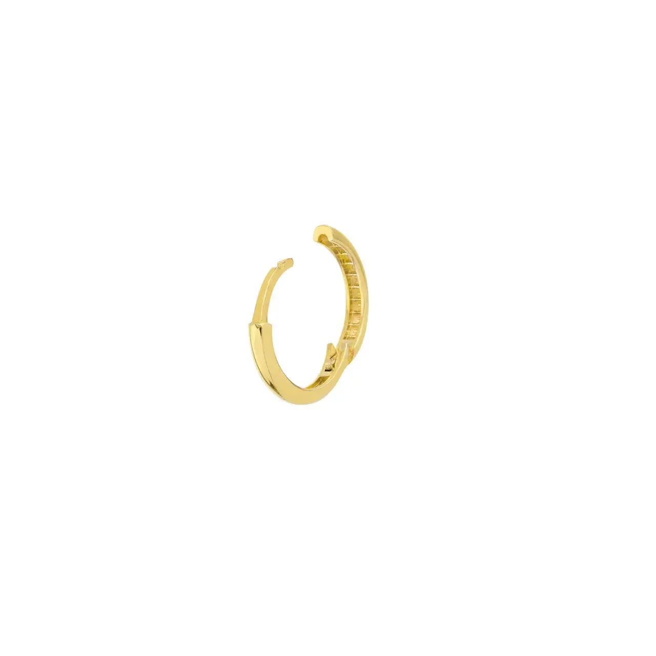 13mm Polished Gold Huggies