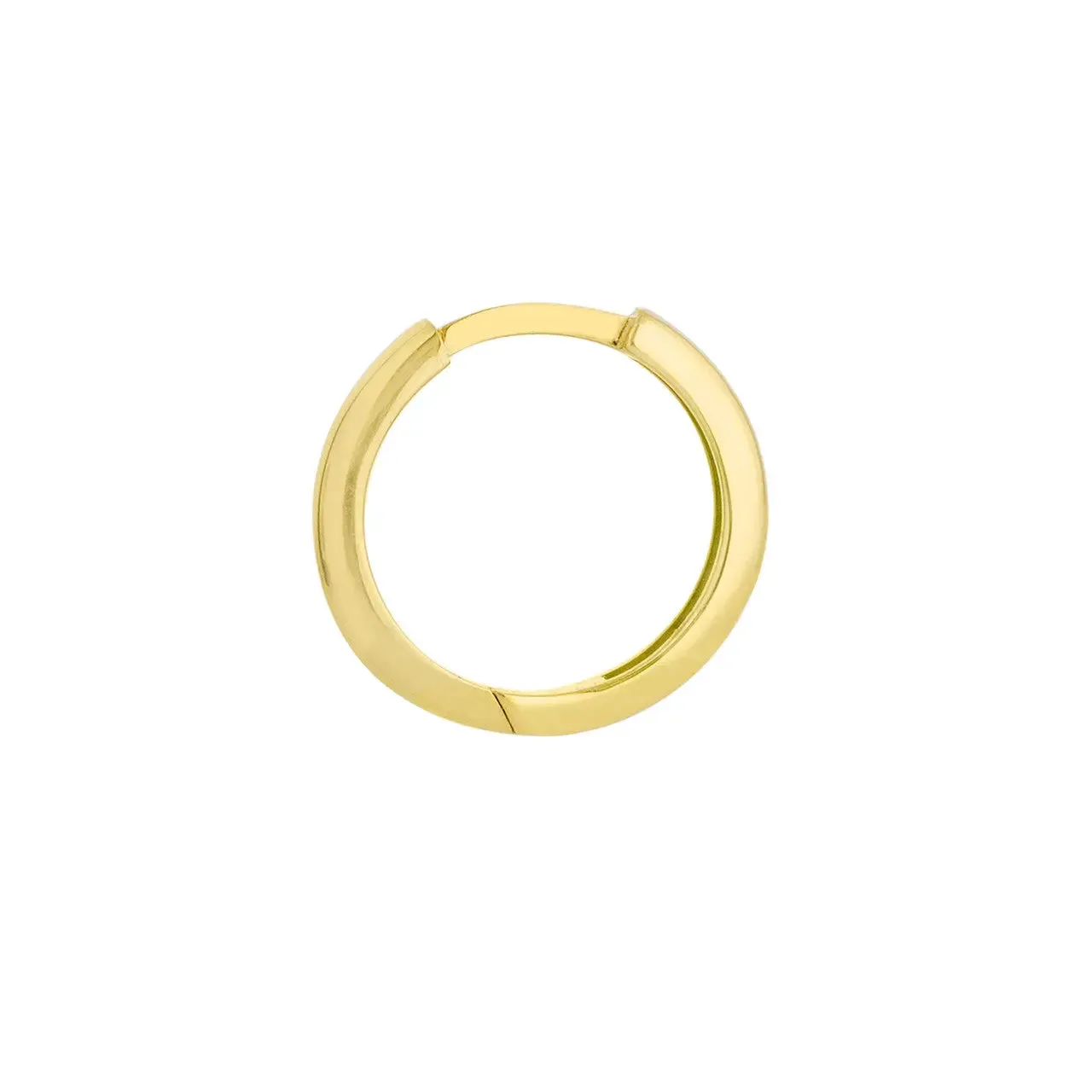 13mm Polished Gold Huggies