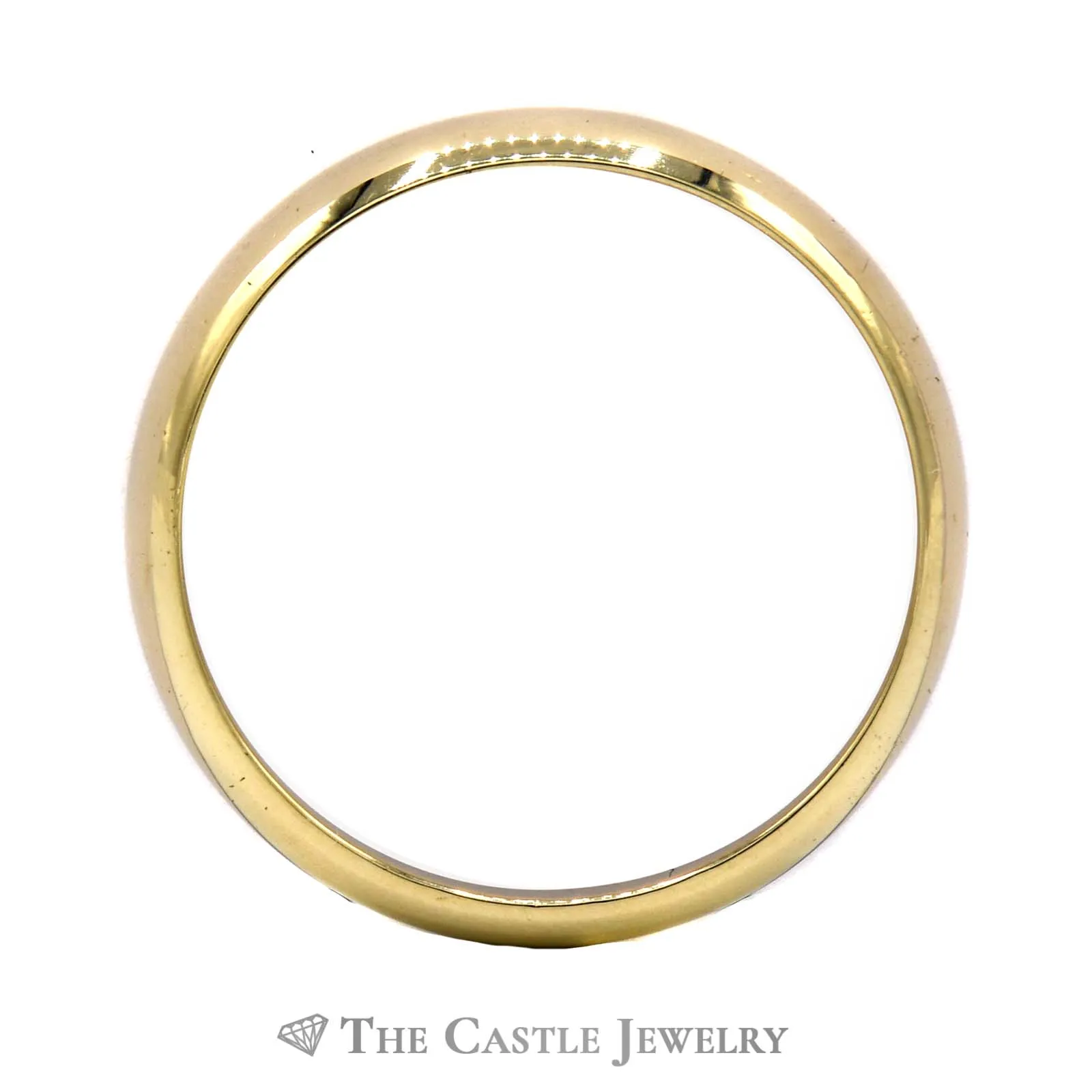 14k Yellow Gold 5mm Polished Wedding Band Size 11.75