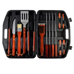 19-Piece BBQ Grilling Tools Set