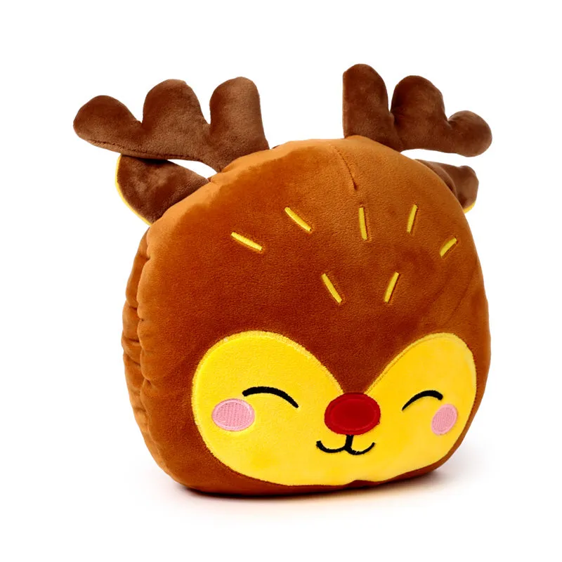 2-in-1 Blankeazzz Plush Toy & Travel Blanket - Festive Friends Christmas Rudolph