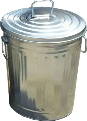 20 Litres Non-Combustible Galvanized Steel Bin