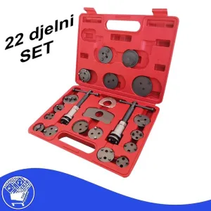 22DJELNI SET ZA VRACANJE KOČIONIH ČELJUSTI