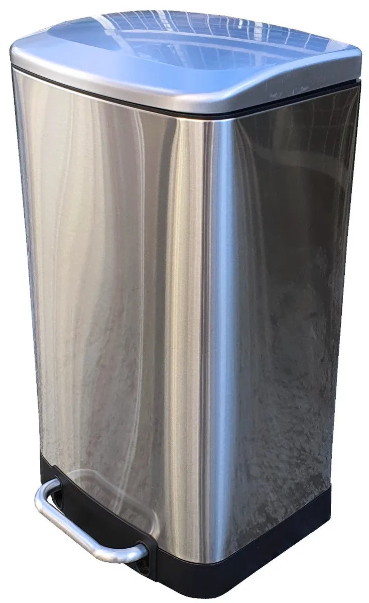 30 Litres Stainless Steel Foot Pedal Bin