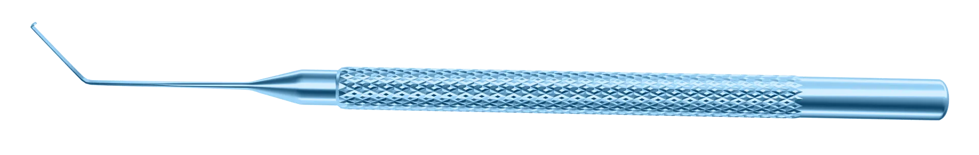 318R 13-155T Melles DSAEK PLK Scraper, Style 2, 90° Angle, Length 125 mm, Titanium
