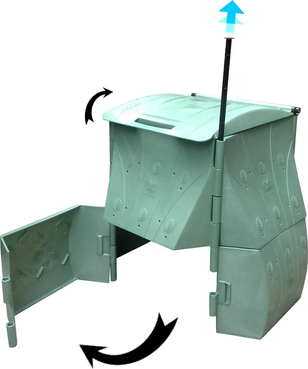 360 Litres French Made High Density Polyethylene Compost Bin