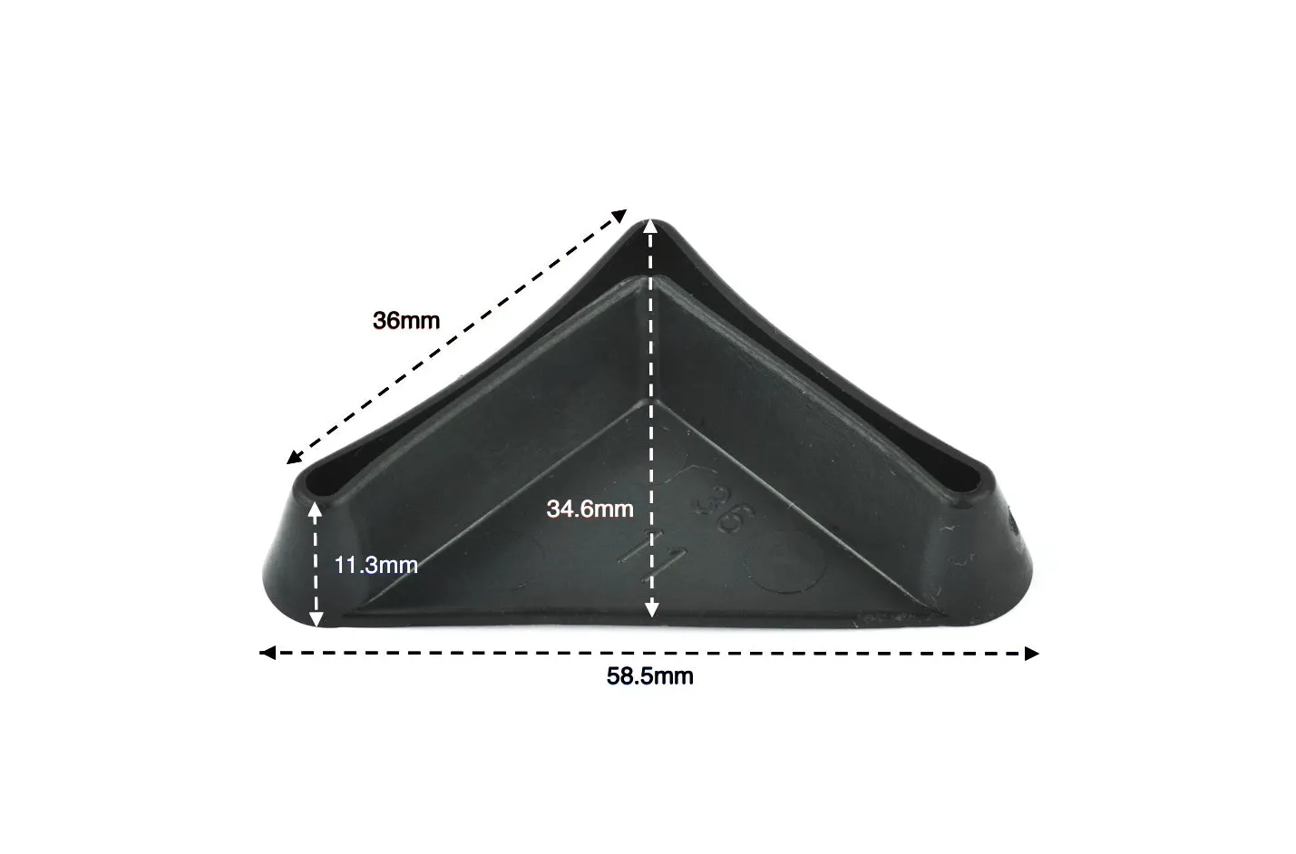 36x36mm Angle Iron End Caps | Made in Germany | Keay Vital Parts