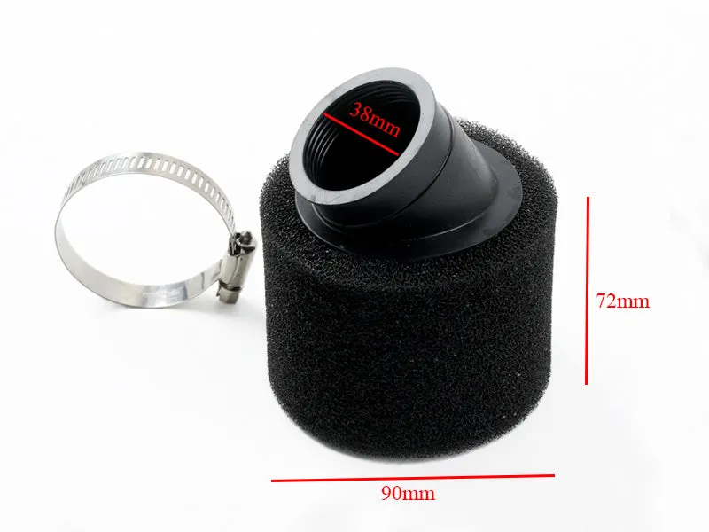 38mm Air Filter Black