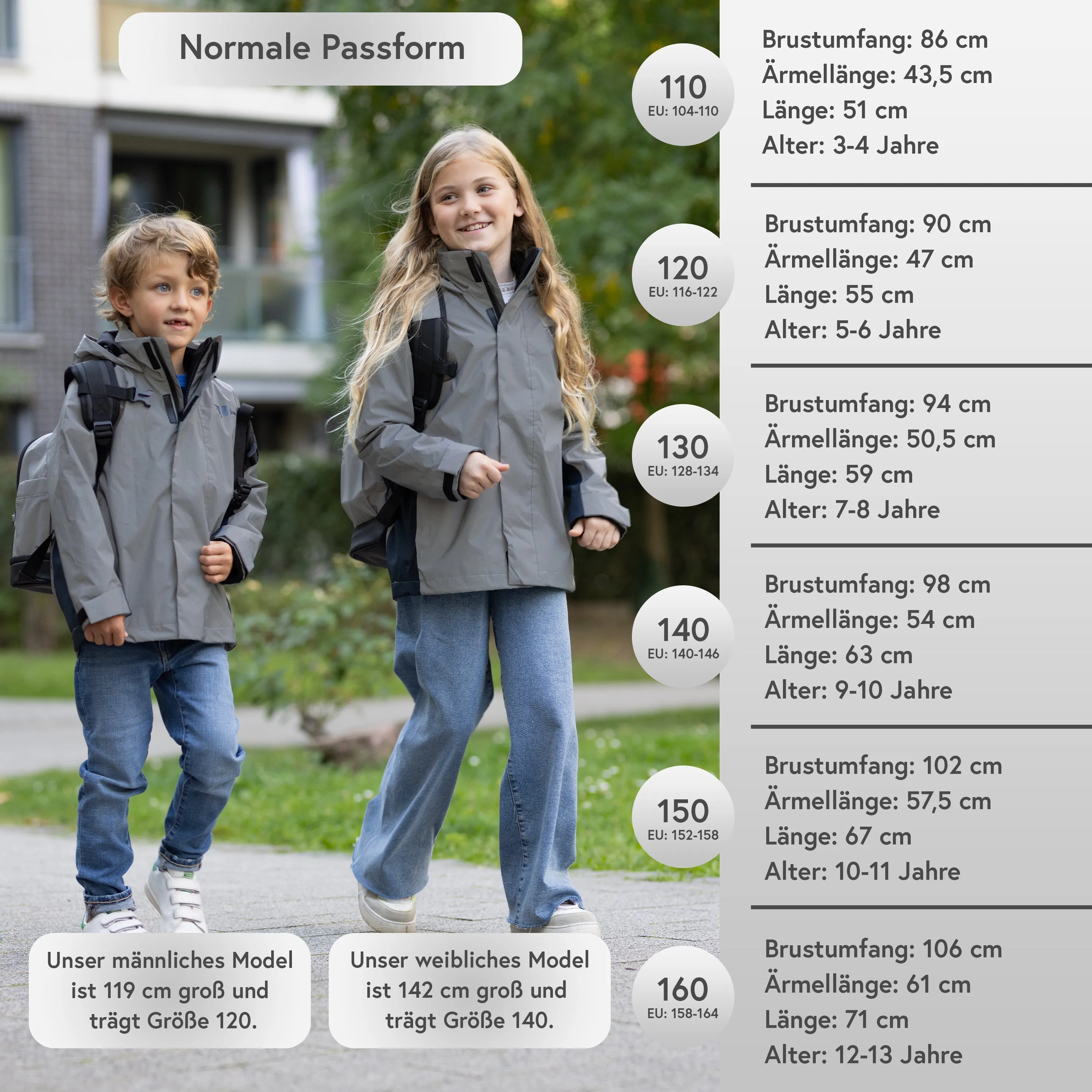 3in1 Smart Jacket - Reflektierende Jacke mit Fleece Zipp-In für Jungen & Mädchen