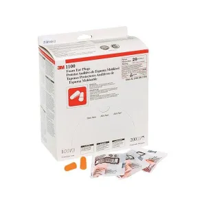 3M carded Disposable Earplugs 1110