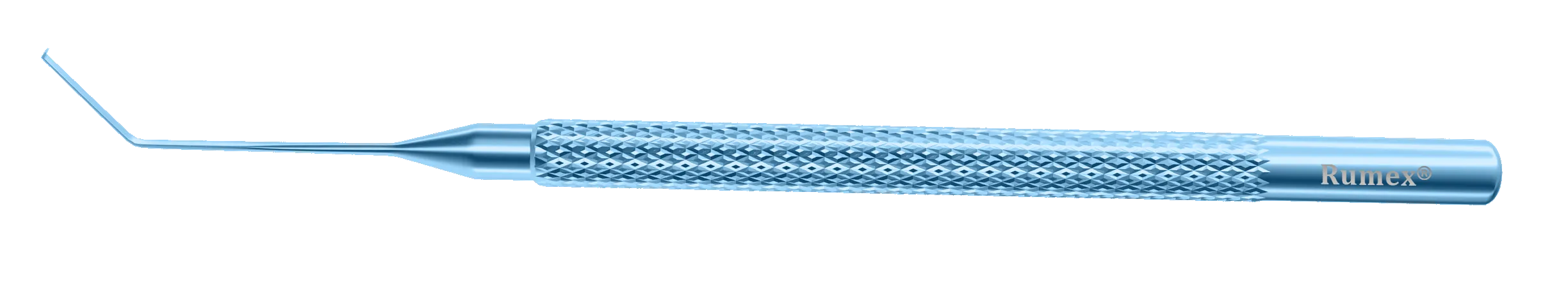 409R 13-154T Melles DSAEK PLK Scraper, Style 1, 45° Angle, Length 125 mm, Titanium