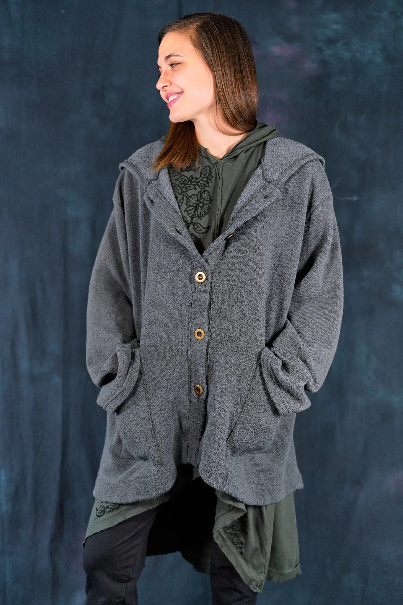 5270 Hi/Lo Utility Jacket Mercury Blue -U