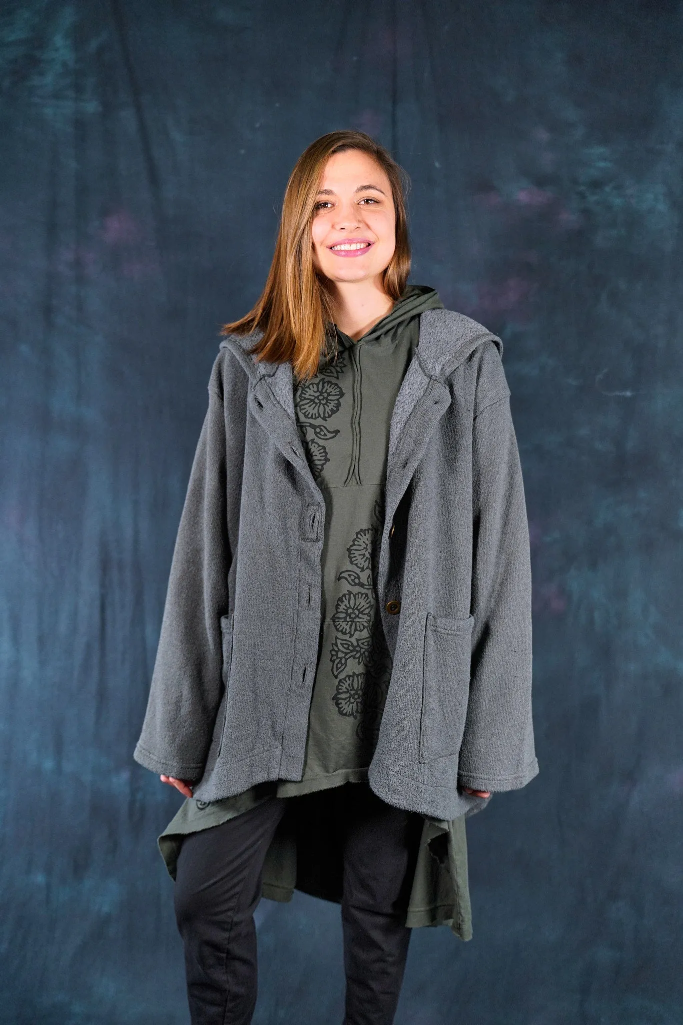 5270 Hi/Lo Utility Jacket Mercury Blue -U