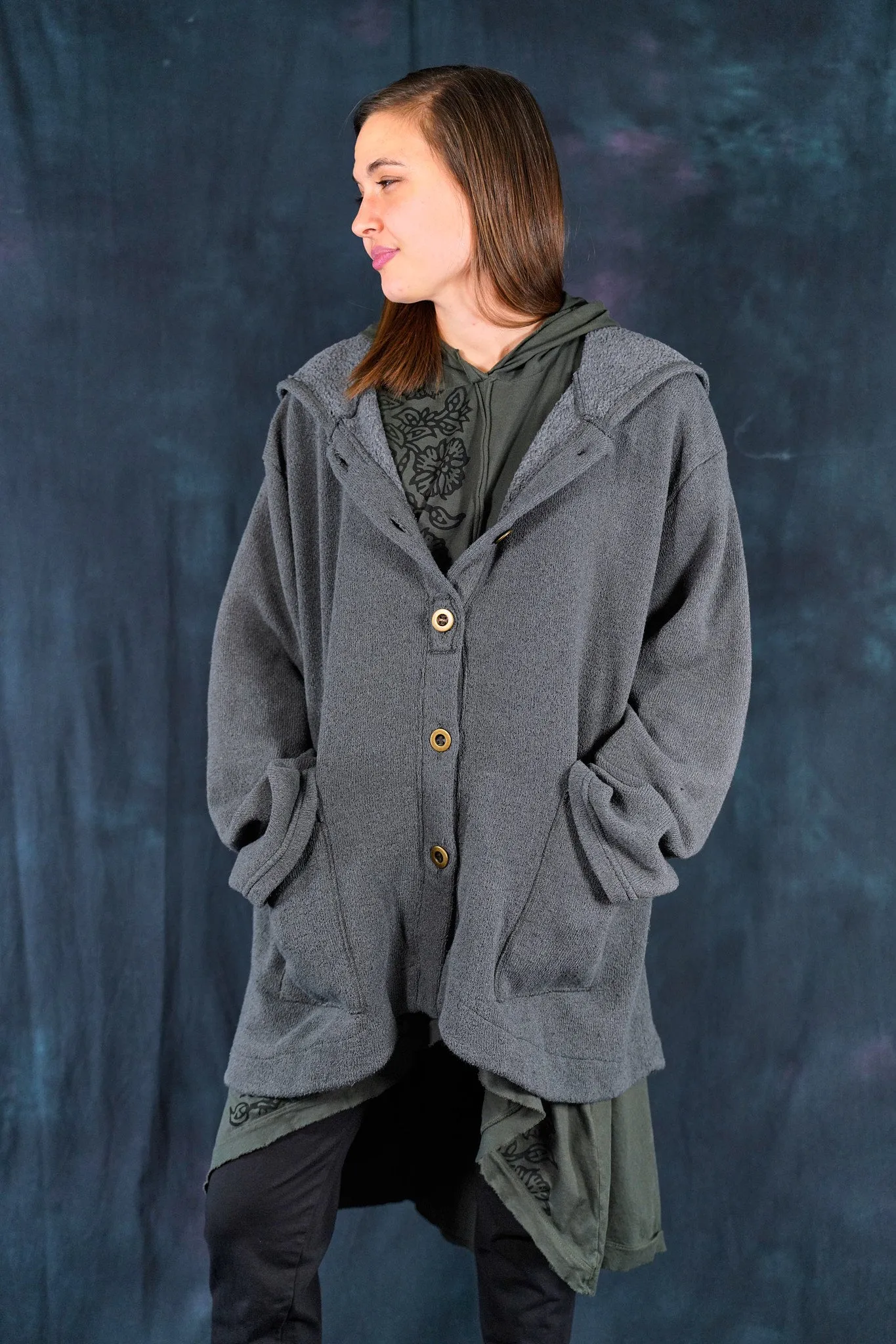 5270 Hi/Lo Utility Jacket Mercury Blue -U