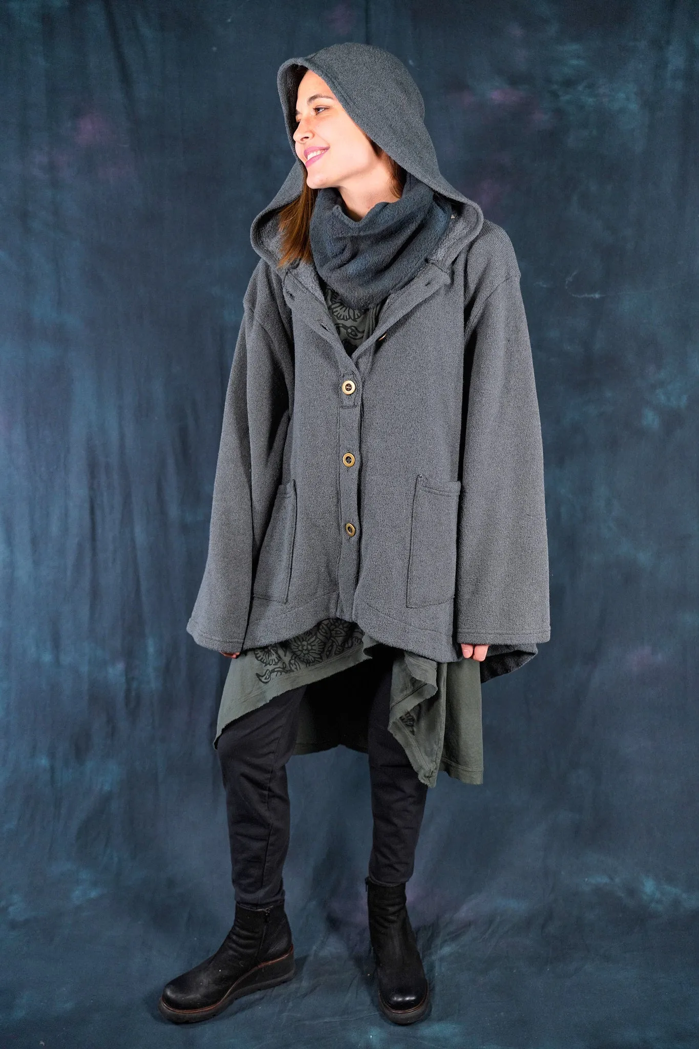 5270 Hi/Lo Utility Jacket Mercury Blue -U