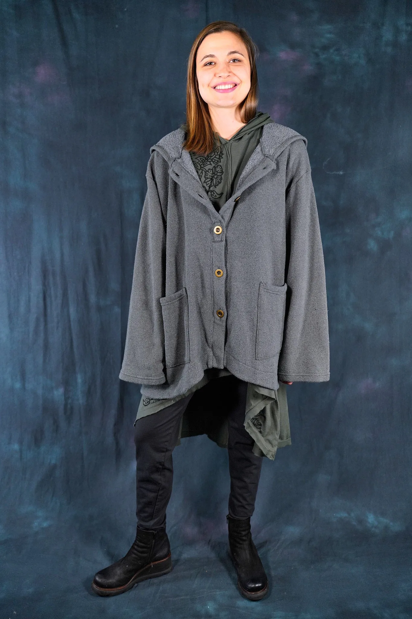 5270 Hi/Lo Utility Jacket Mercury Blue -U