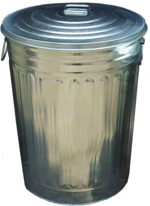 75 Litres Non-Combustible Galvanized Bin