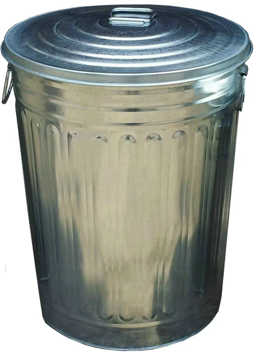 75 Litres Non-Combustible Galvanized Bin