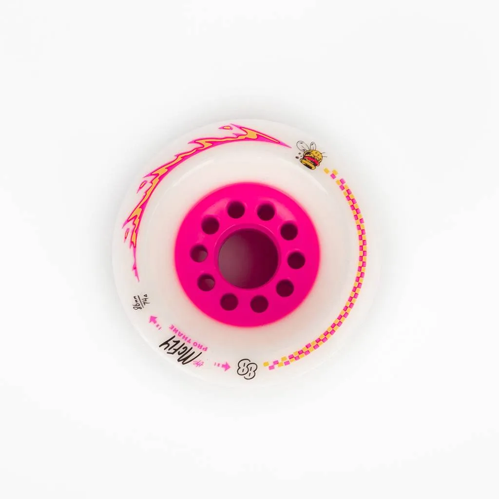 88 Wheels McFly Pro 86mm 74a LDP distance push longboard wheels