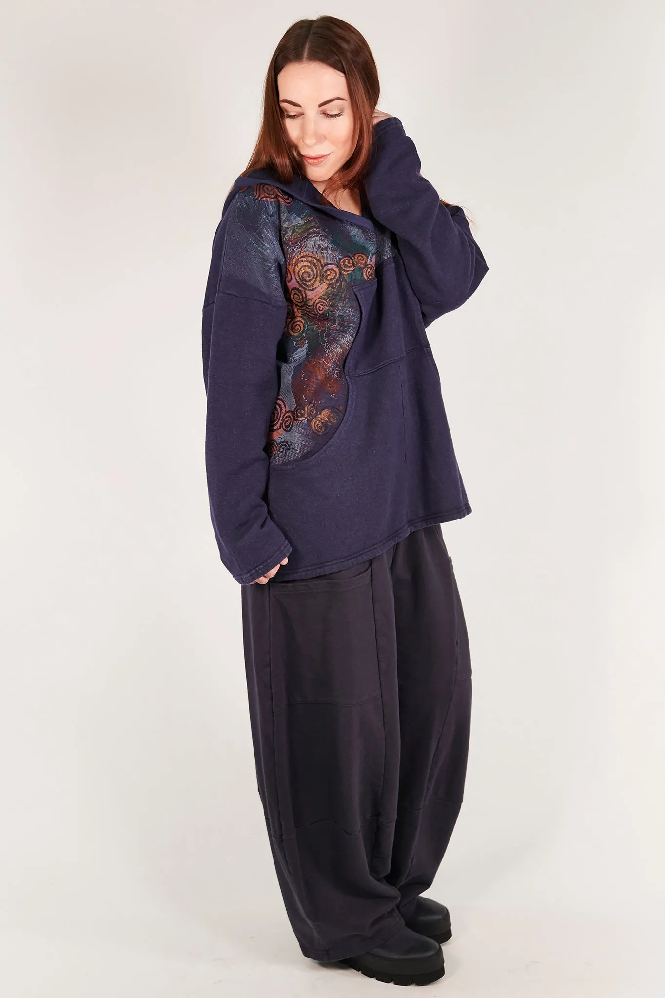 8888 Hip to Be Square Hoodie-Odyssey Blue-P