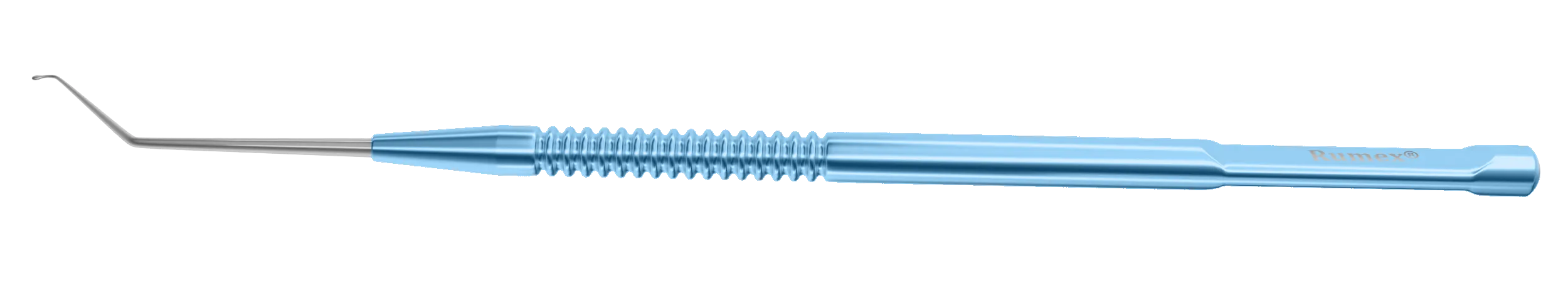 999R 7-075 Intraocular Manipulator with Ball Tip, Angled, 0.50 mm Ball Tip, Length 121 mm, Round Titanium Handle