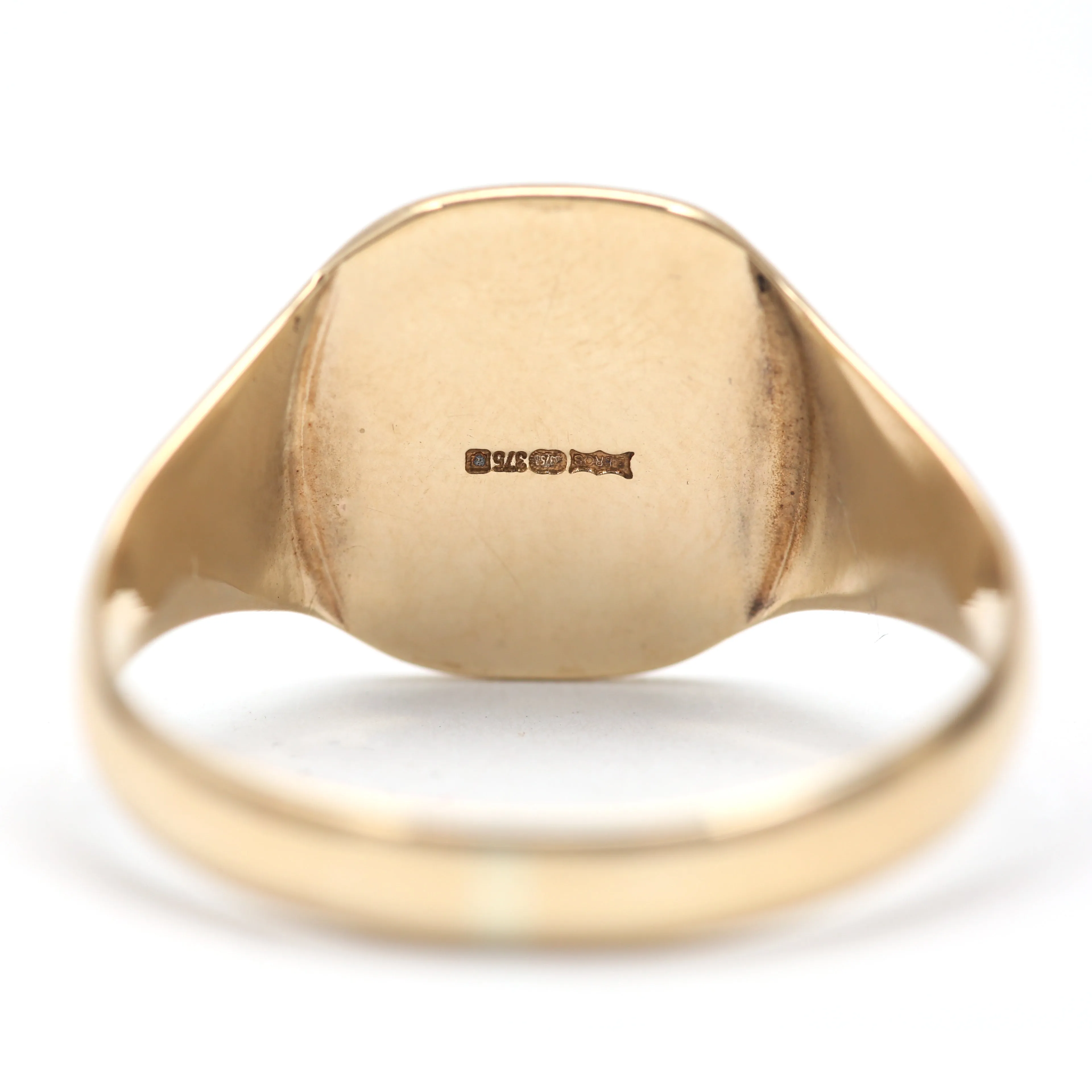9k "Rich in Love" Signet Ring