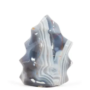 Agate 6.2 Inch 1.31kg Polished Crystal Flame - Madagascar