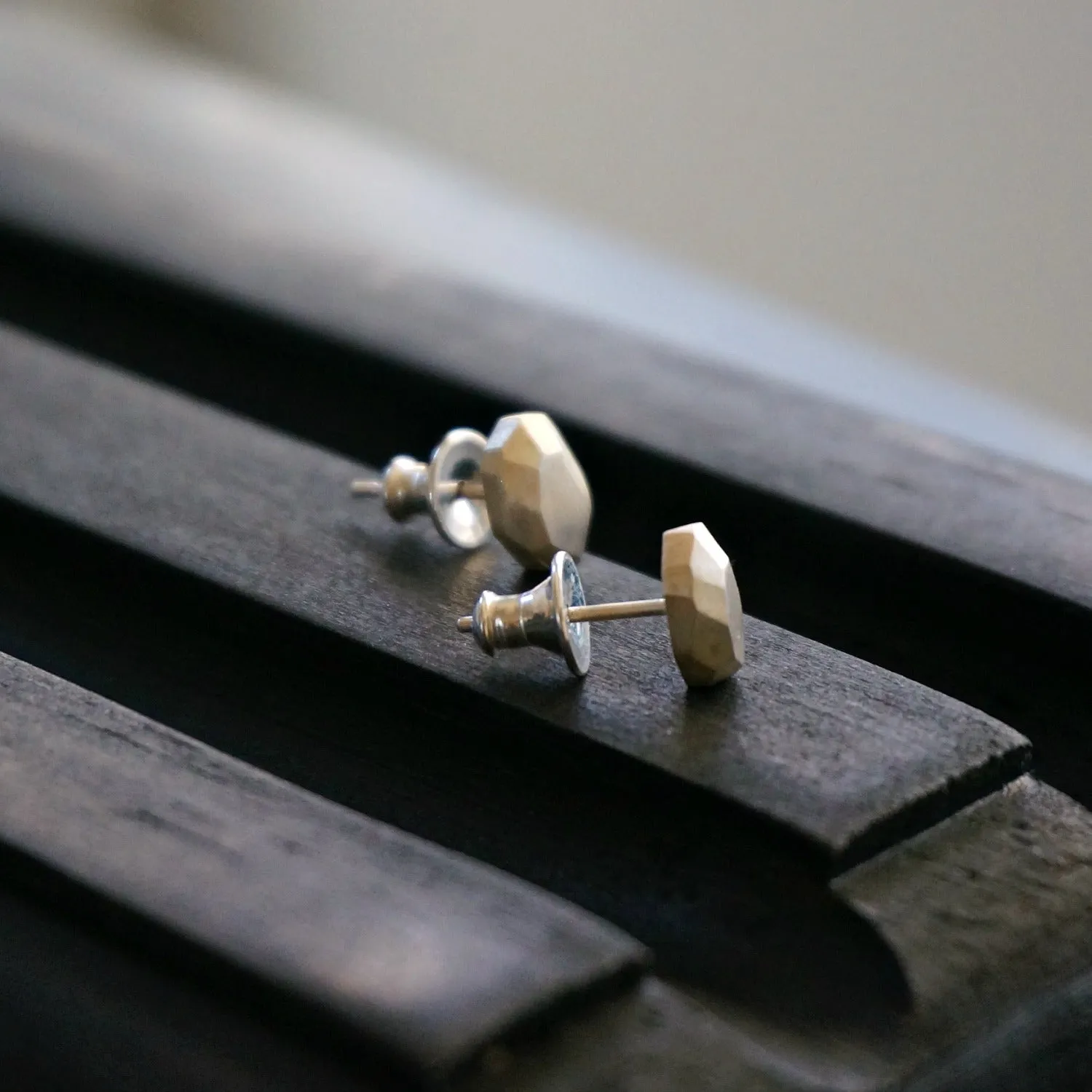 Aja Silver Stud Earrings
