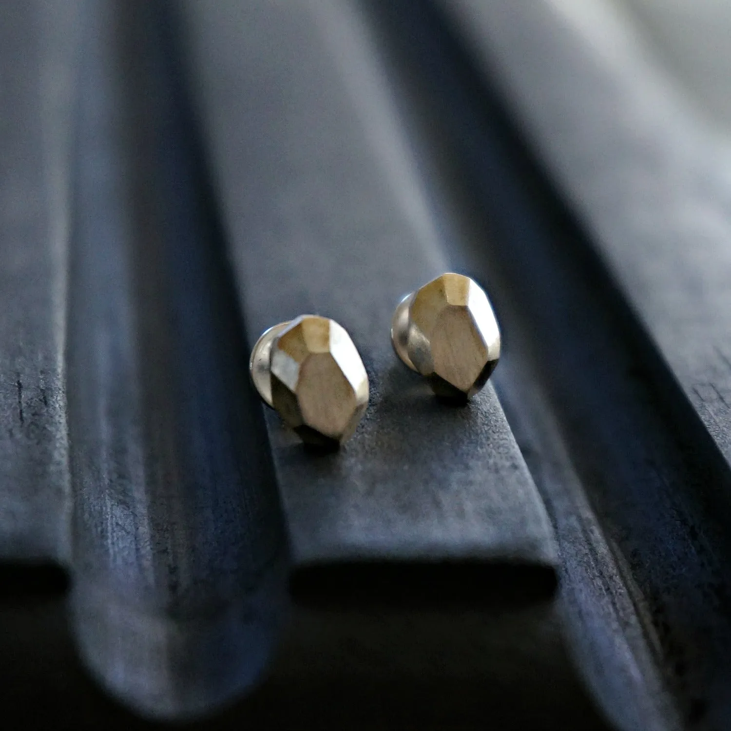 Aja Silver Stud Earrings
