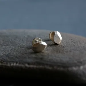 Aja Silver Stud Earrings