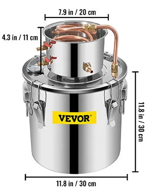 Alcohol Distiller Machine Moonshine Apparatus Beer Brewing Equipment DIY Wine Dispenser Kit for Home Appliance