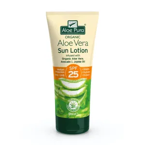 Aloe Pura Organic Aloe Vera Sun Lotion SPF25 200ml