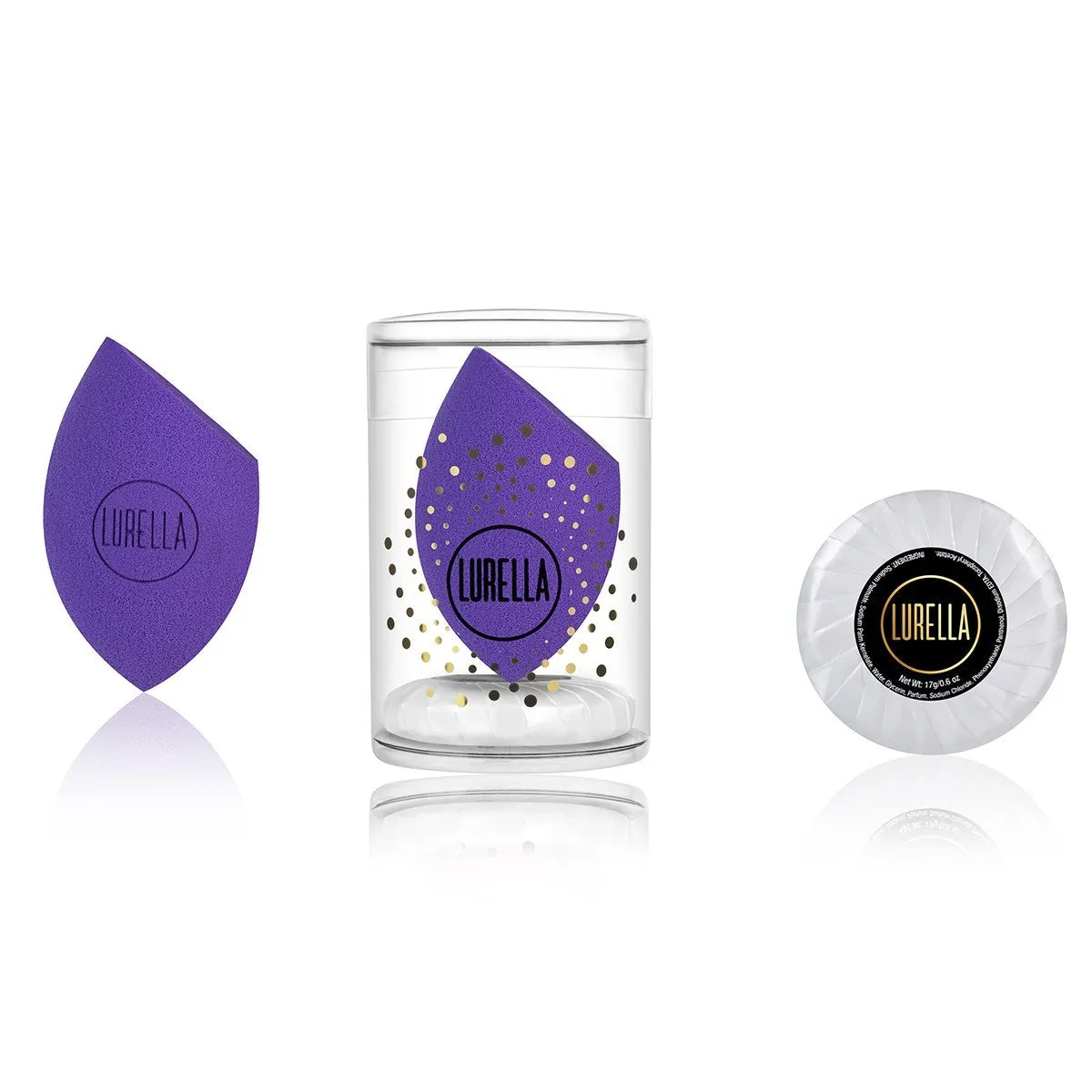 Angled Beauty Sponge - Purple