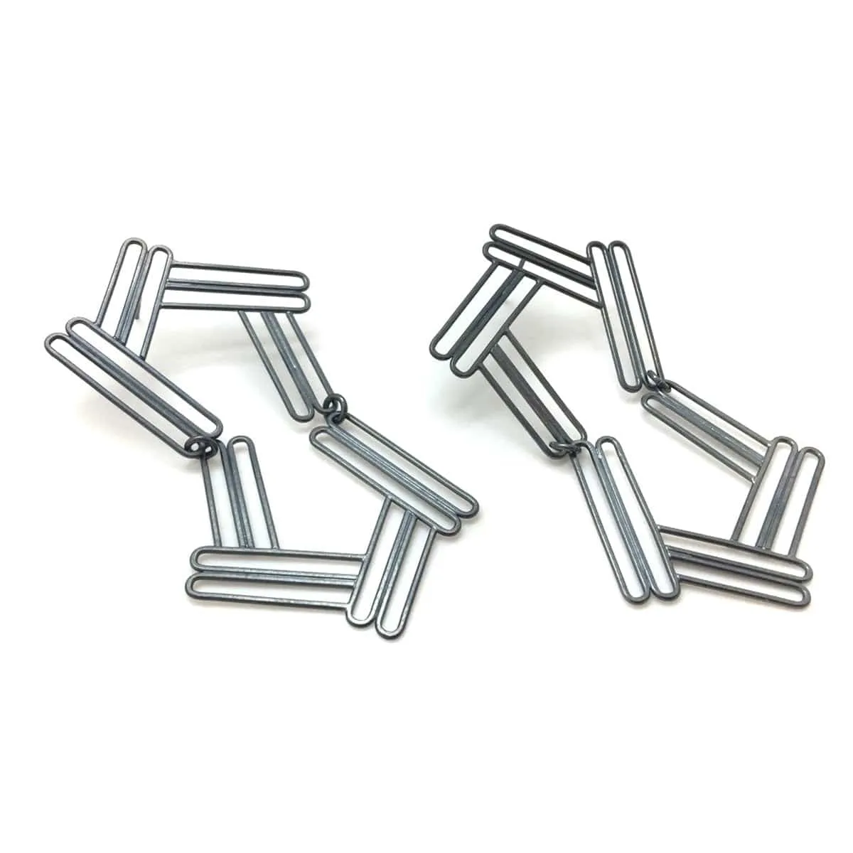 Angled Column Earrings