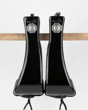 Angled Offset - 3" Gloss Black [Conchos]