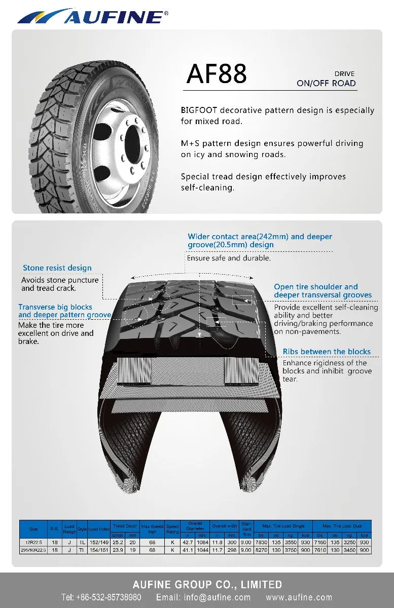 AUFINE CONQUEROR TYRE AF88