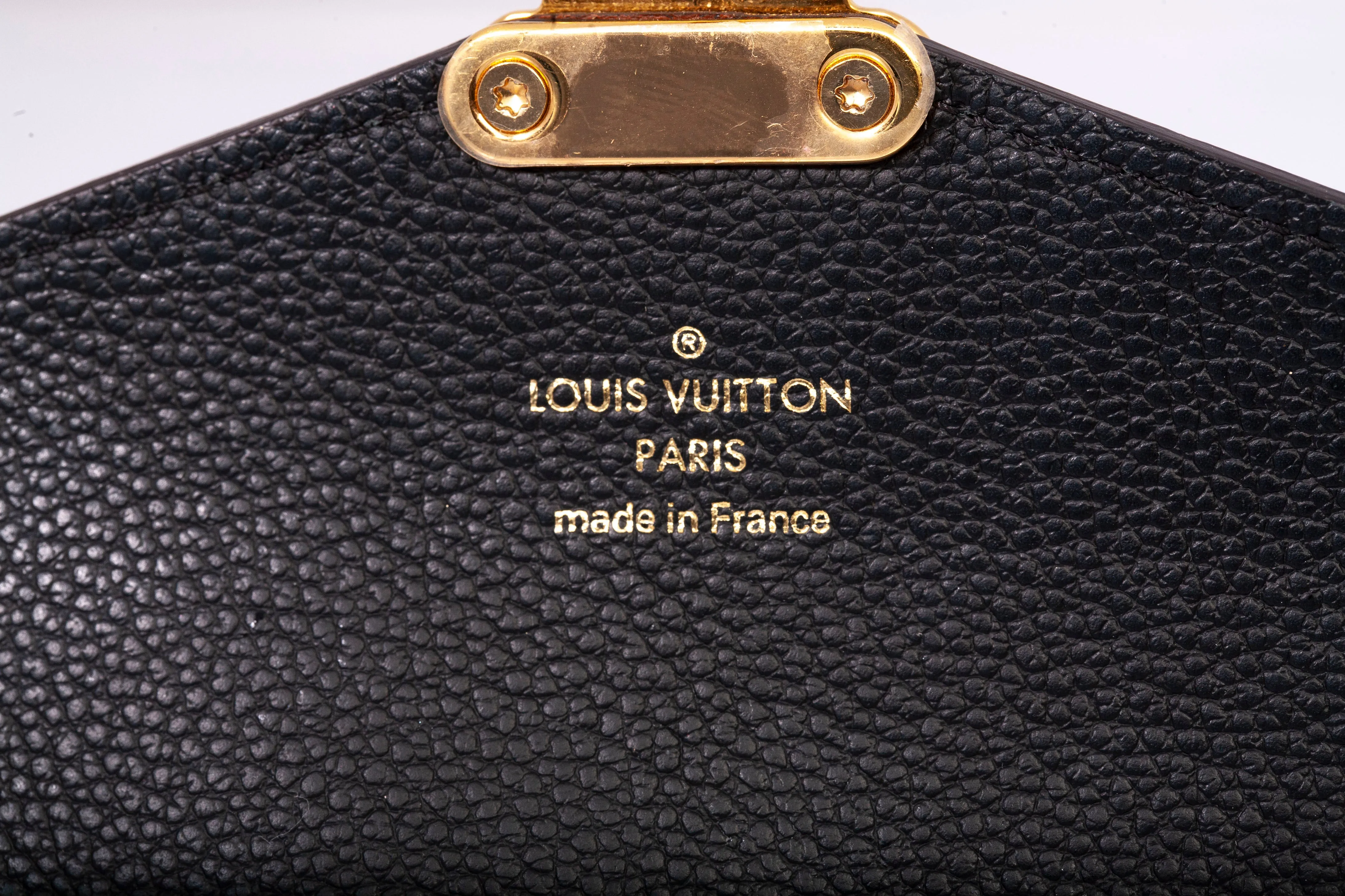 Authentic Louis Vuitton Black Monogram Canvas Pallas Wallet