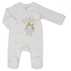 Baby Cotton Sleepsuit - 'Bundle of joy' - (NB-3M) (PK6) H03606
