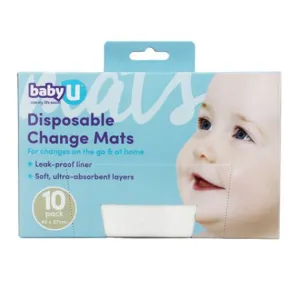 Baby U Disposable Change Mat 10pk