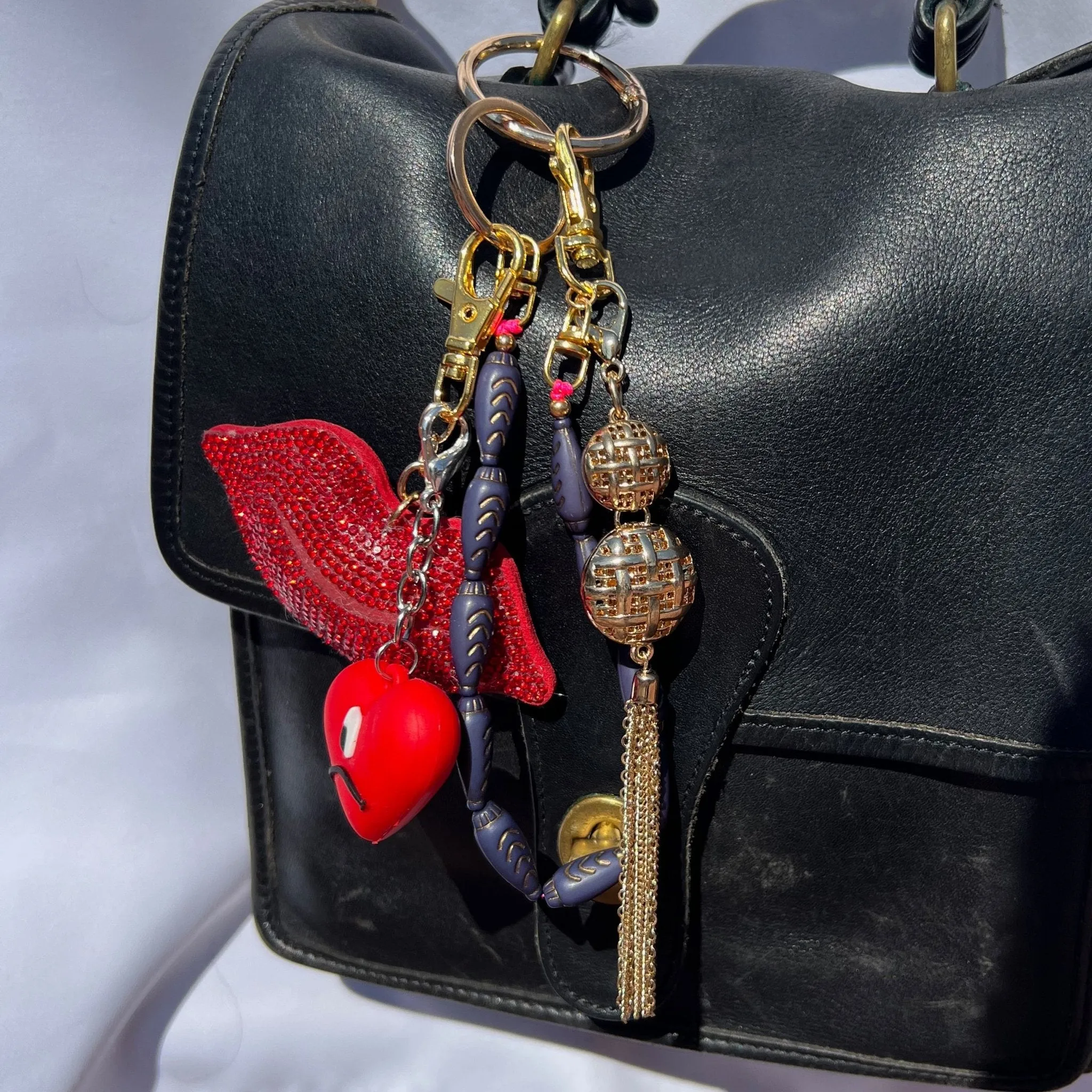 Bag Charms - Love & Kisses Set