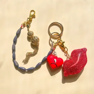 Bag Charms - Love & Kisses Set