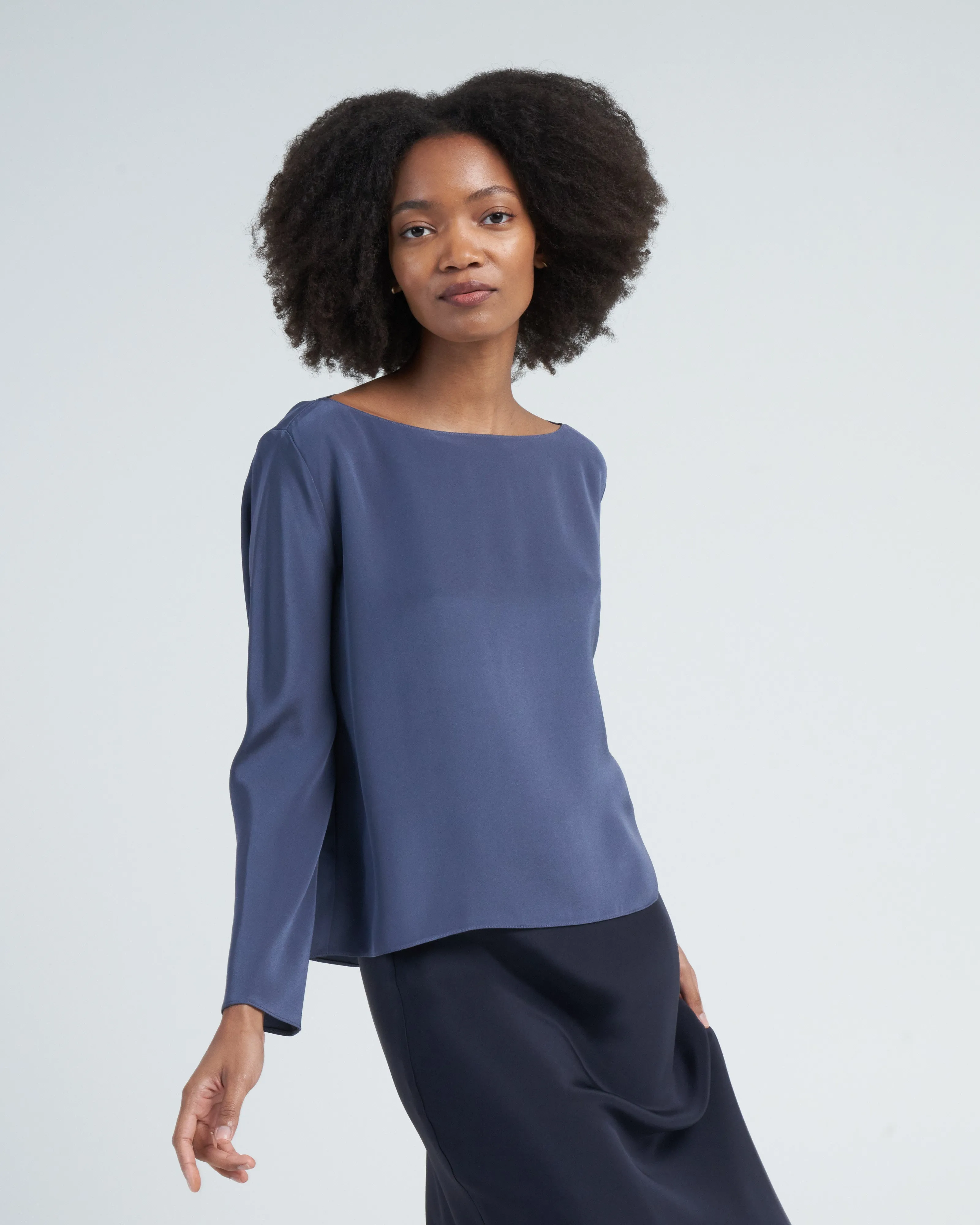 balance top - denim