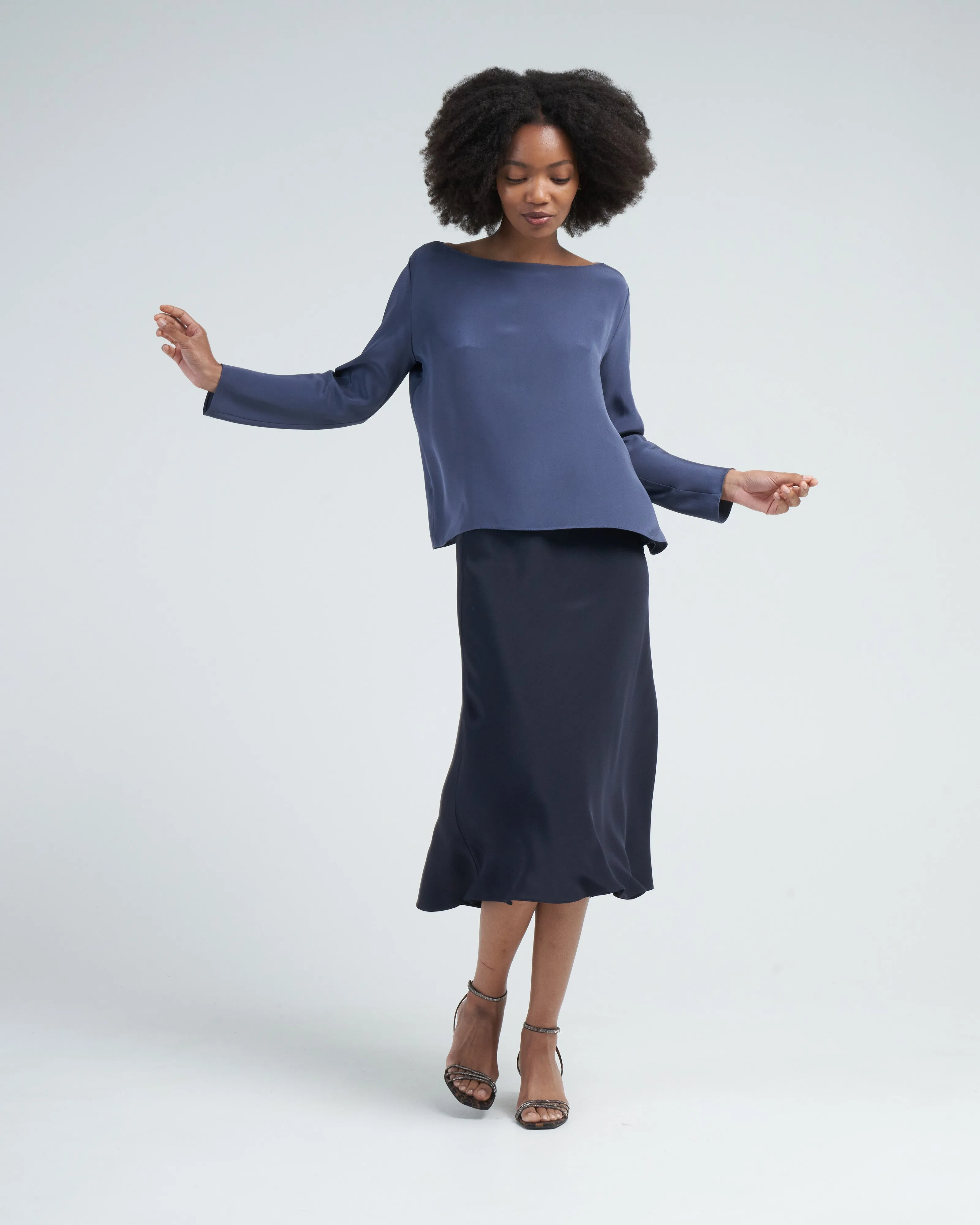 balance top - denim