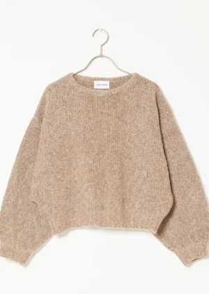 Balloon Sleeve Sweater, Deer